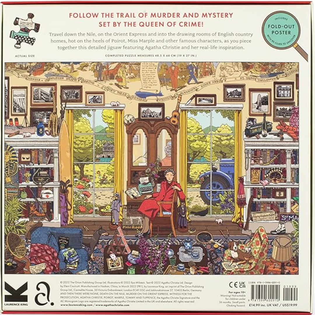 1000-Piece Jigsaw Puzzle | The World of Agatha Christie