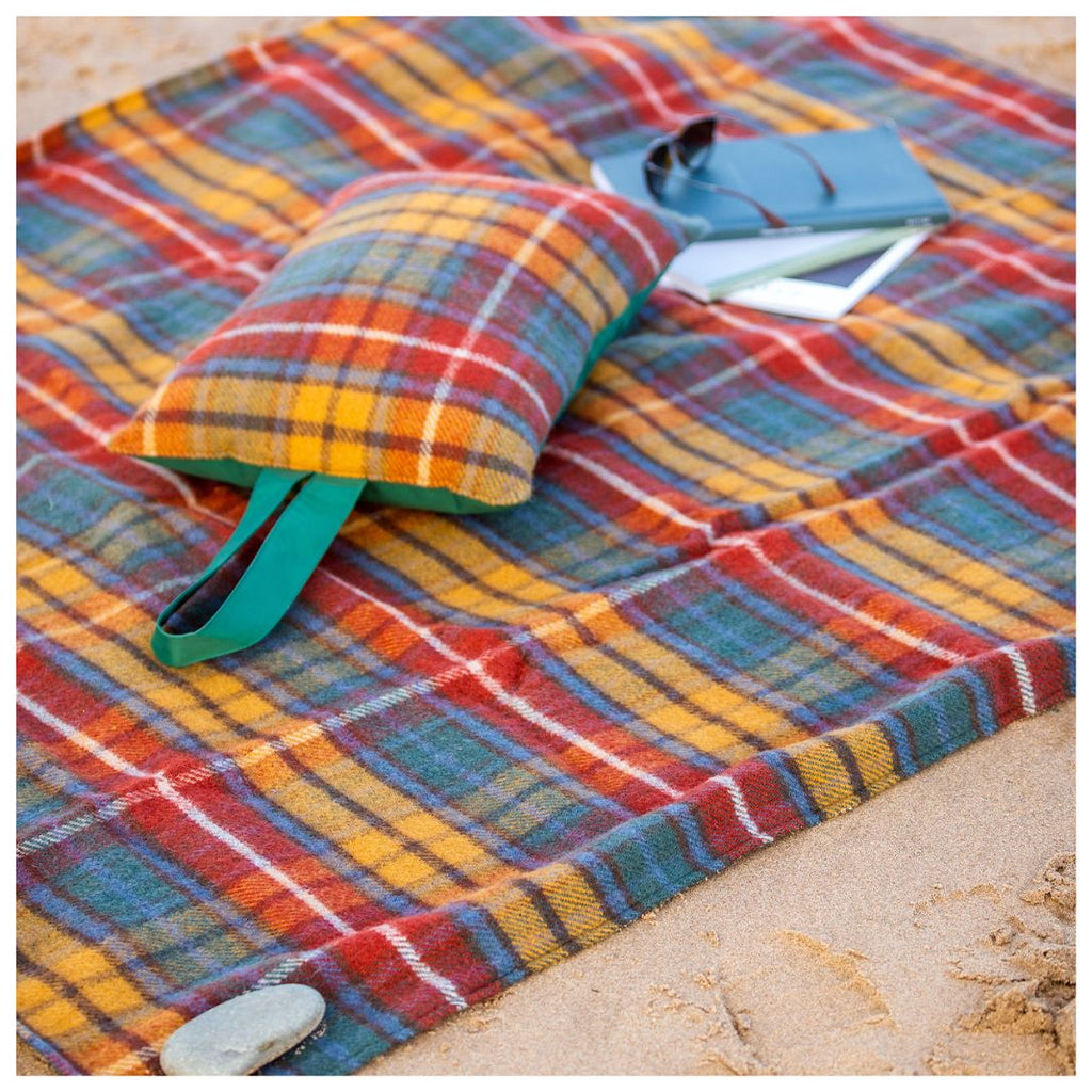 Tweedmill Tartan Picnic Blanket Antique Buchanan The Scottish Company