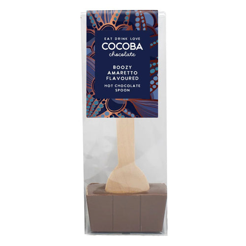 Cocoba | Milk Chocolate Amaretto Hot Chocolate Spoon