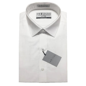 Laydown Collar Plain Shirt | Slim Fit