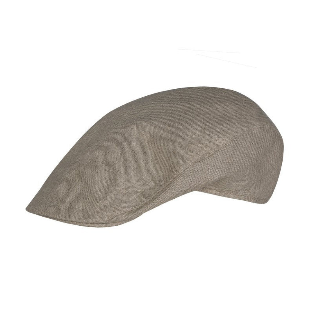 Hanna Hats | Linen Donegal Touring Cap - Natural