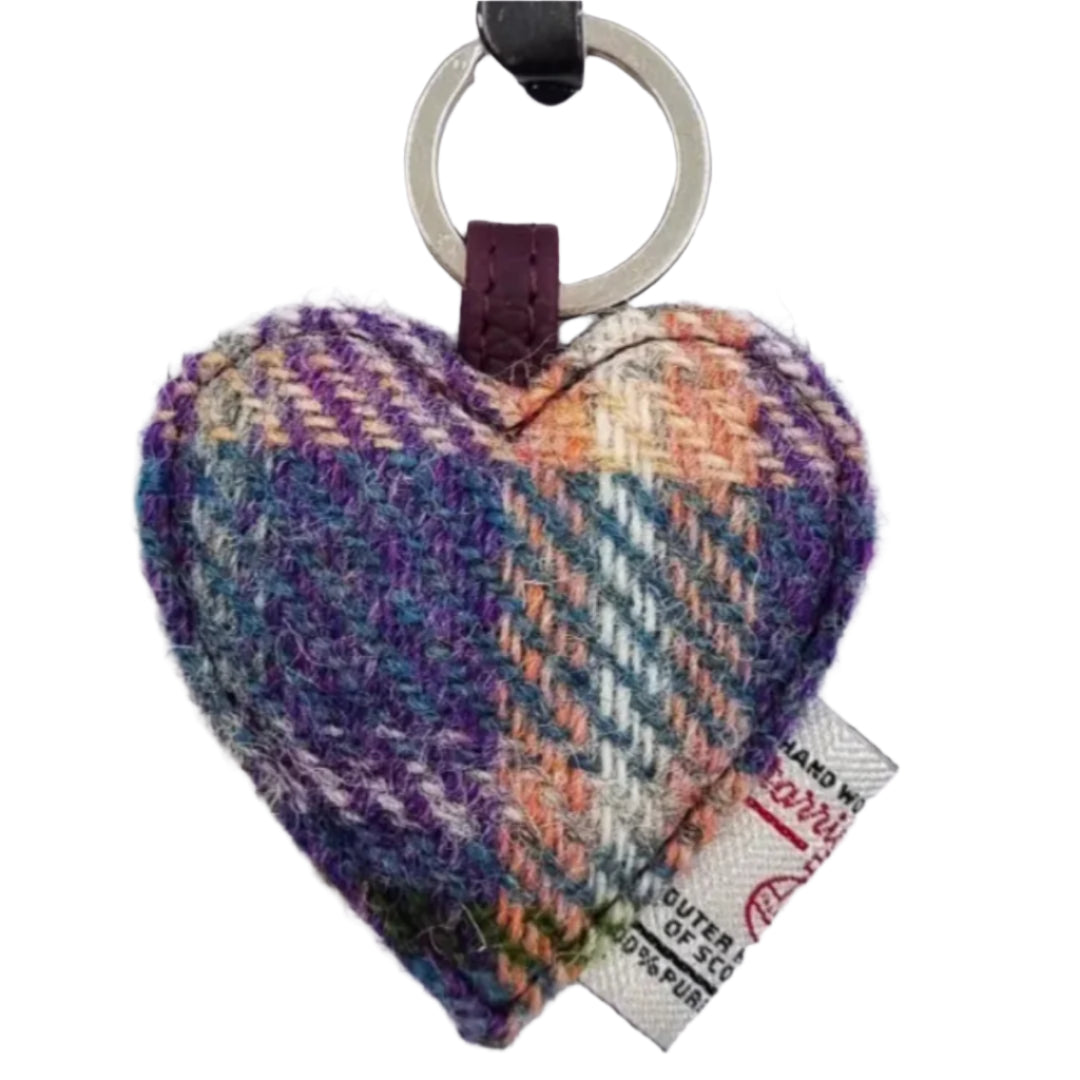 Harris Tweed | Heart Keyring