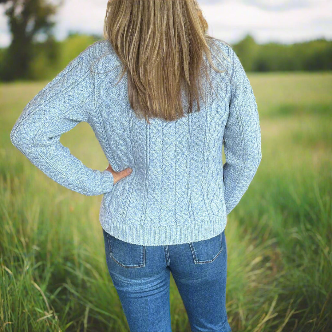 Aran Crafts | Lumber Cardigan Short