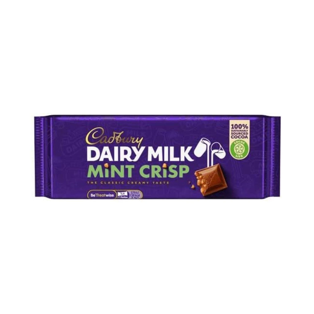 Cadbury Dairy Milk Mint Crisp 54g The Scottish Company