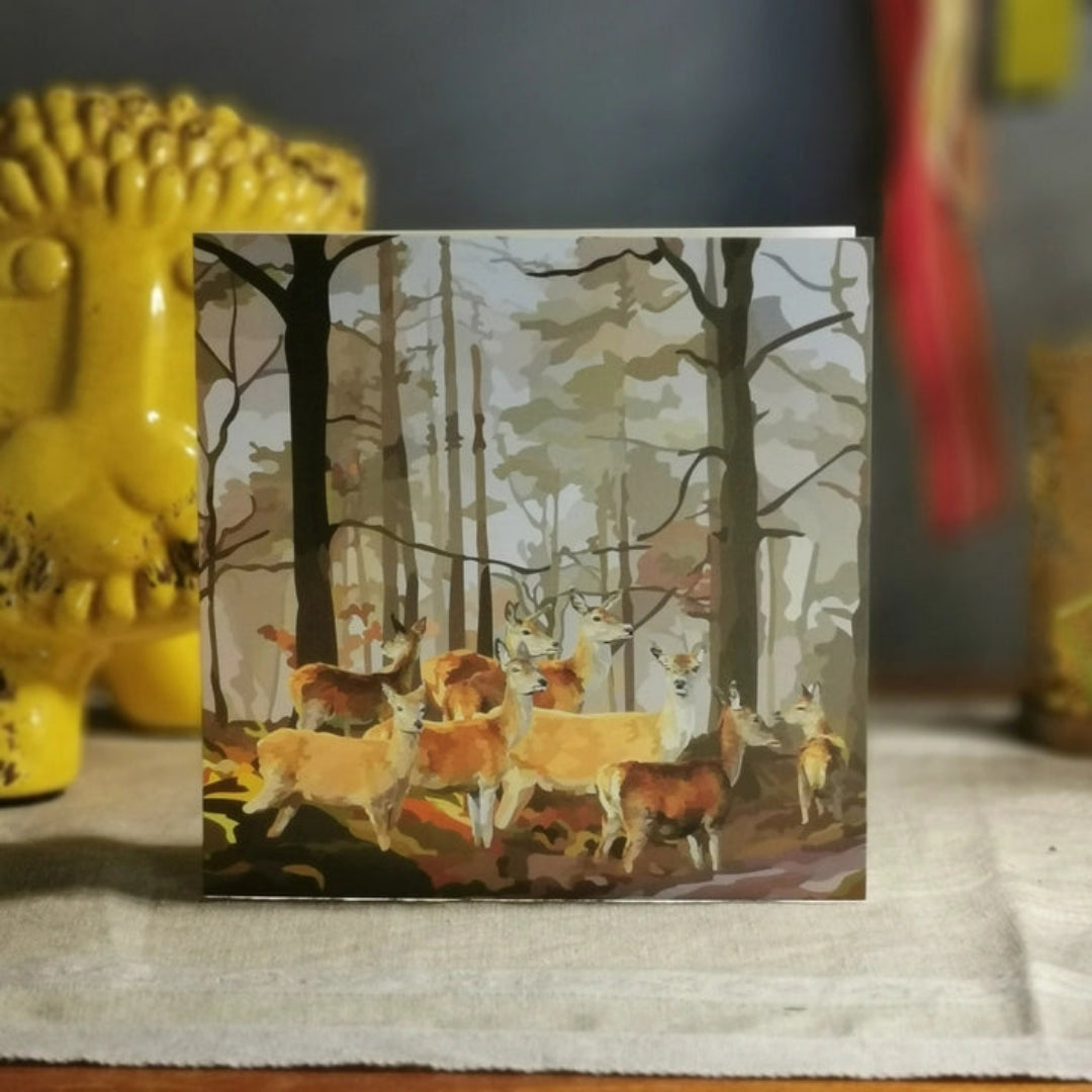 Periodic Society | Deer and Trees | Greeting Card