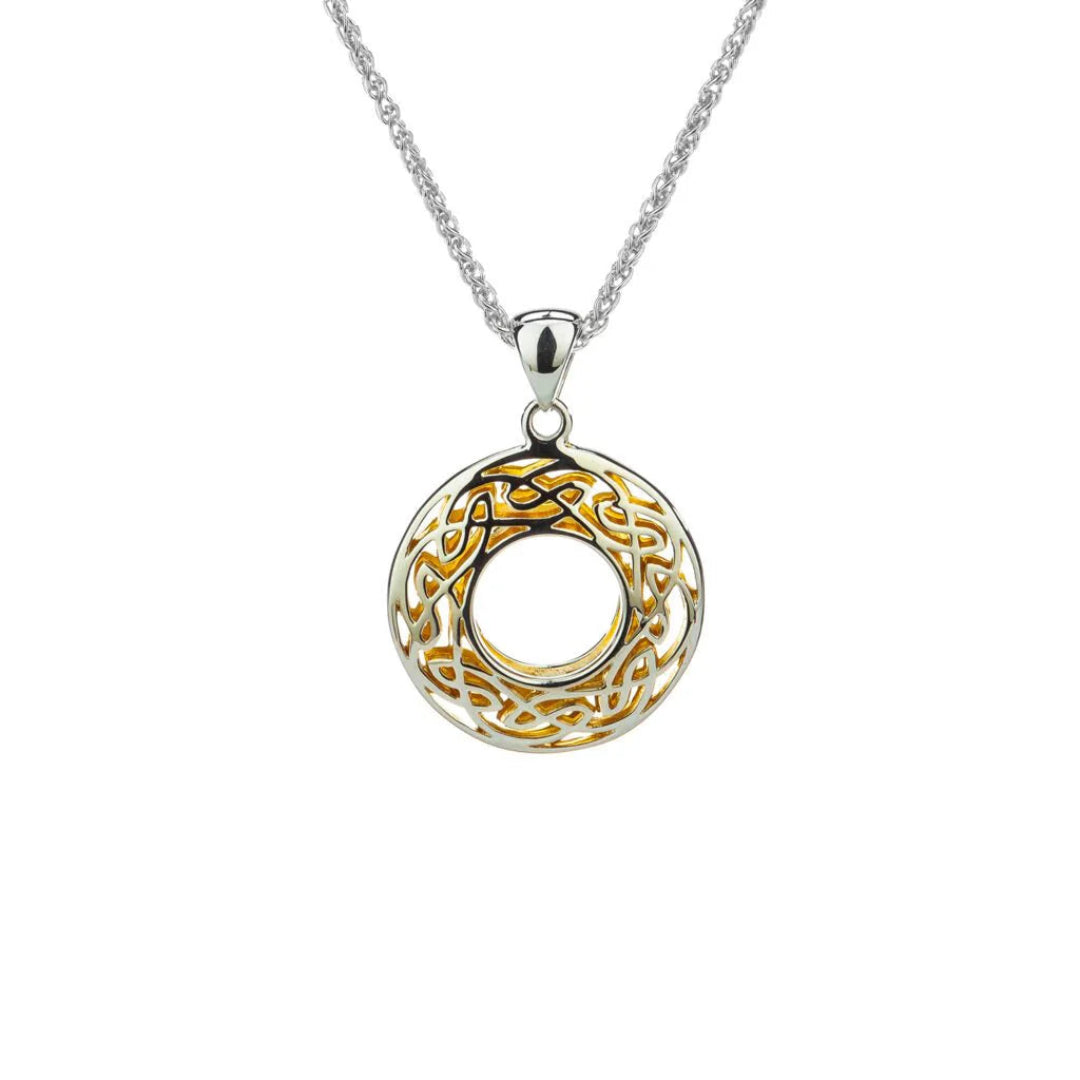 Keith Jack | Small Silver & Gold Pendant