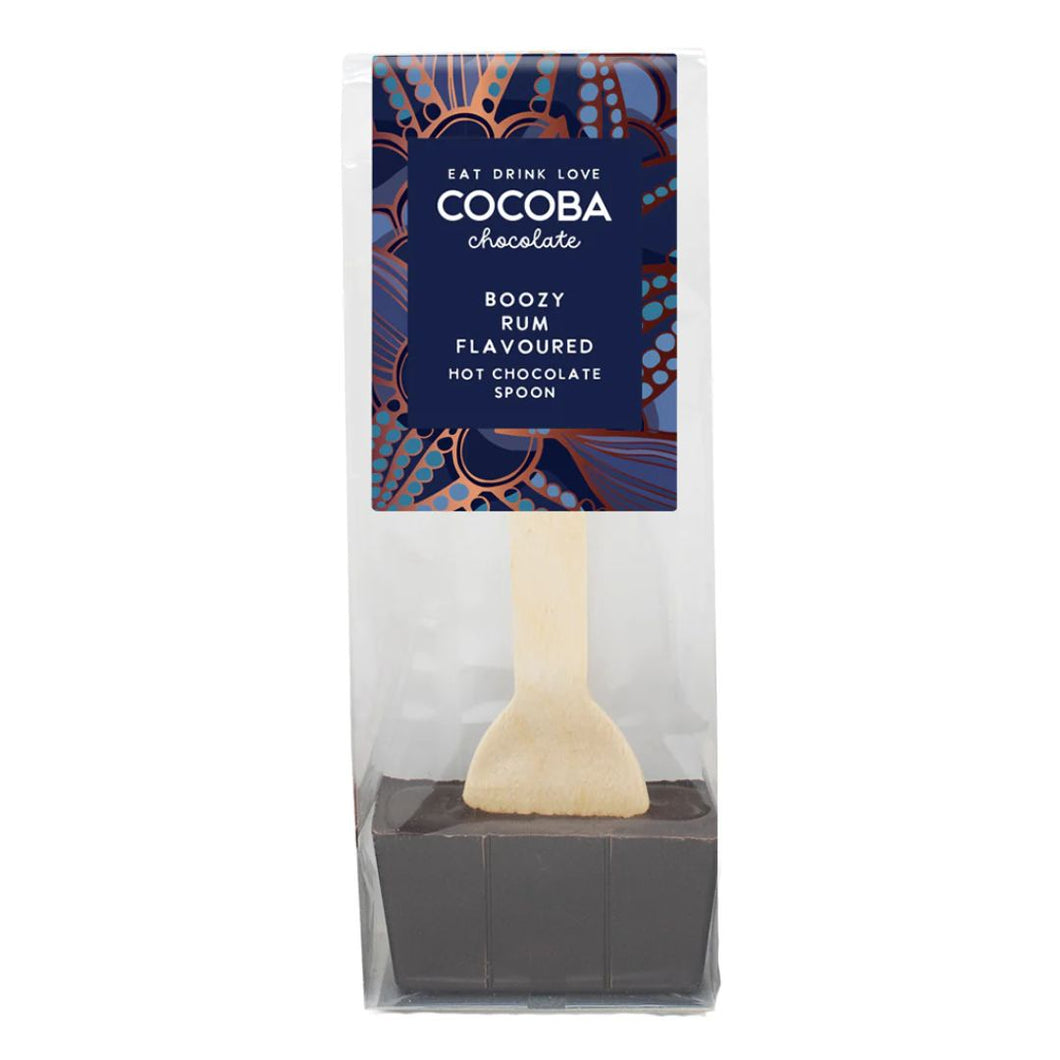 Cocoba | Dark Chocolate & Rum Hot Chocolate Spoon 50g