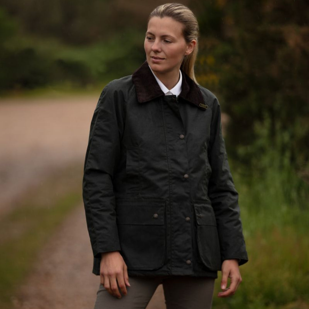 Oxford Blue Countrygirl Wax Jacket - Main Image