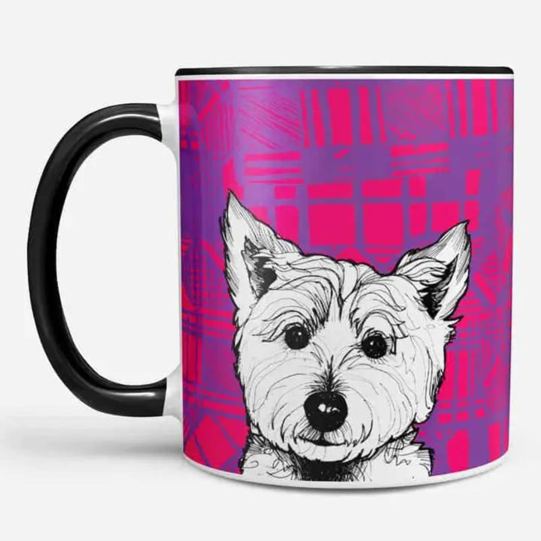Gillian Kyle | Mug - Tartan Westie