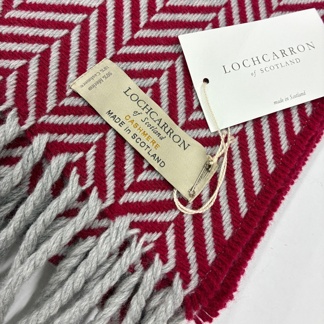 Lochcarron | Barker Scarf - Cranberry