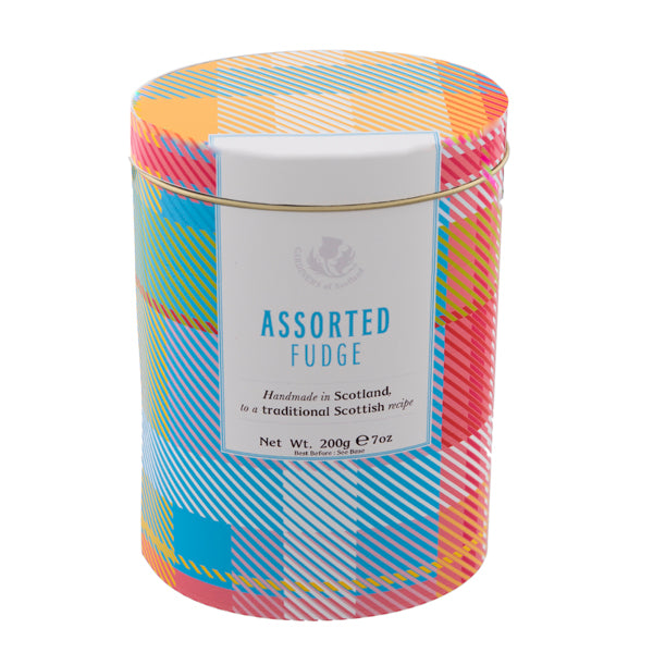 Gardiners of Scotland | Assorted Fudge Tartan Tin 200g