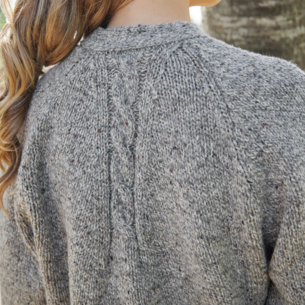 Fisherman Out of Ireland | Raglan Cardigan - Porridge