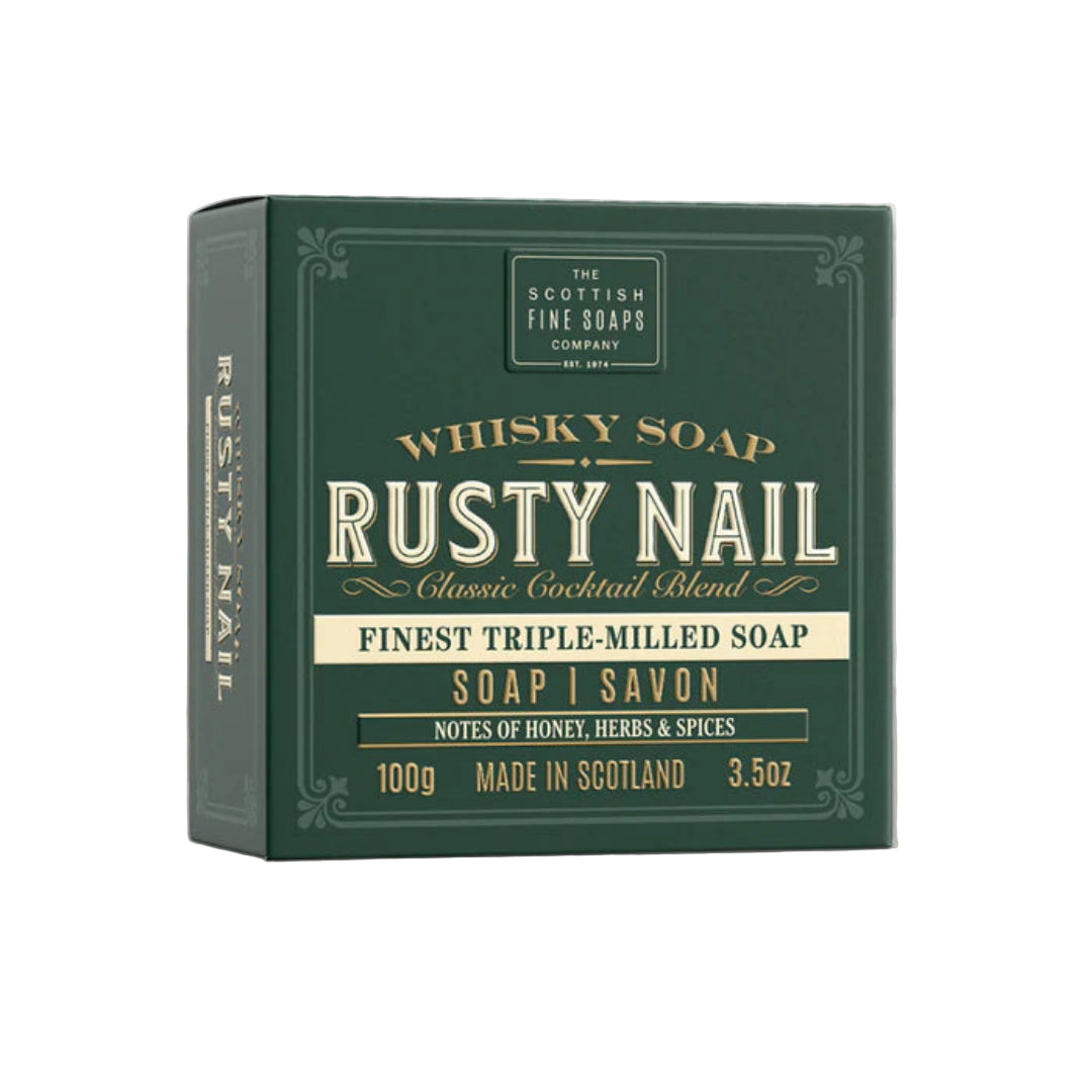 Scottish Fine Soaps | Whisky Cocktail - Rusty Nail Soap - 100g