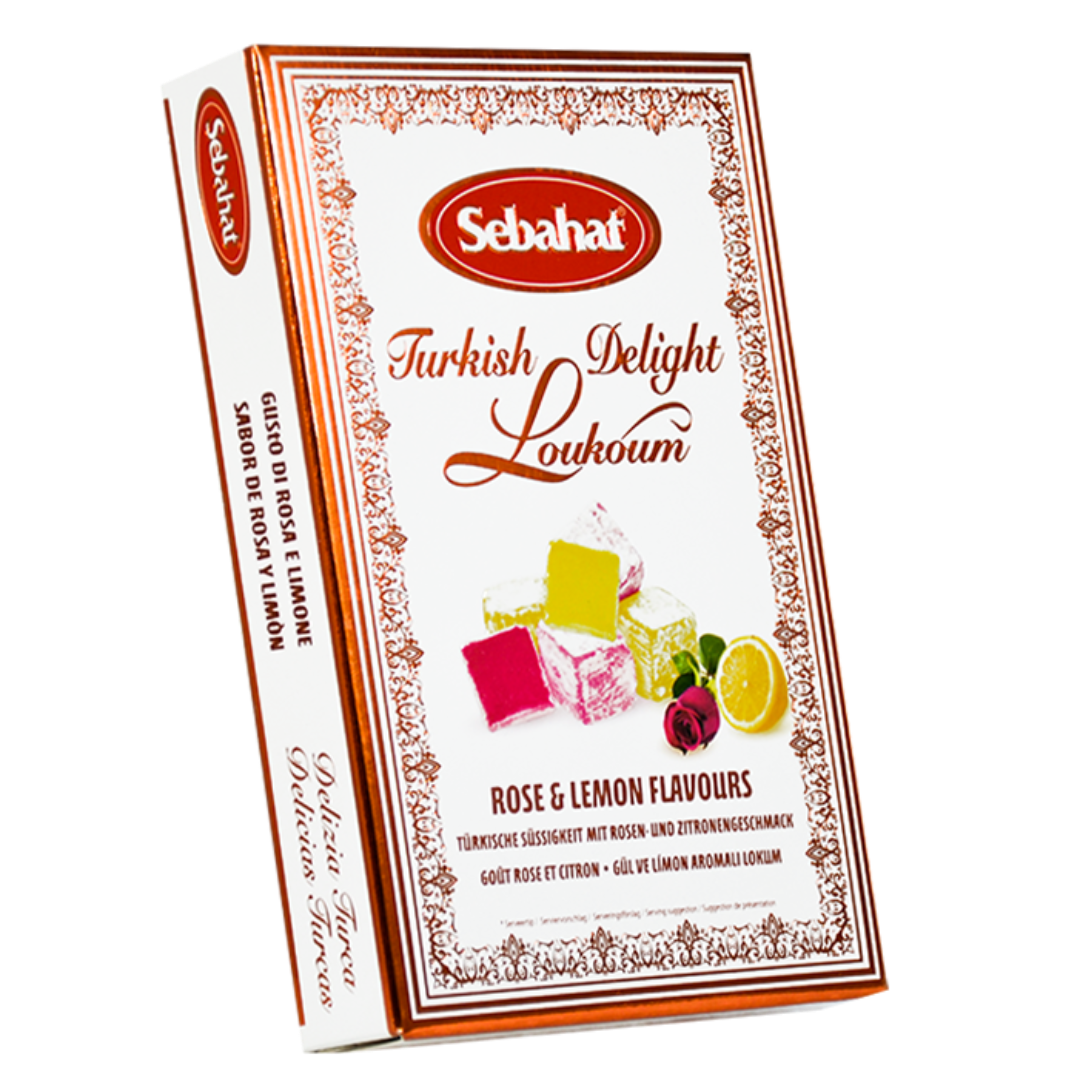 Sebahat | Rose & Lemon Turkish Delight 200g