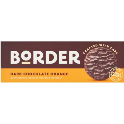 Border | Dark Chocolate & Orange Biscuits 150g