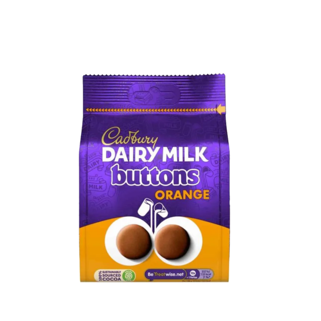 Cadbury | Dairy Milk Orange Buttons 100g