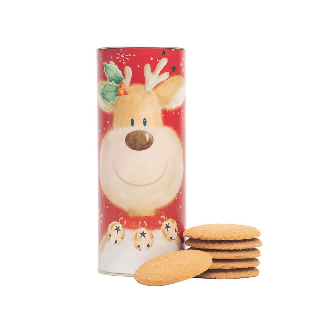 Farmhouse | Reindeer Tube - Ginger Biscuits 240g