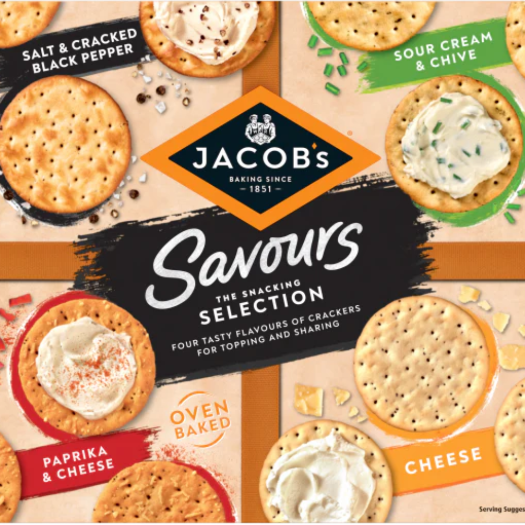 Jacob's | Assorted Savoury Crackers 250g