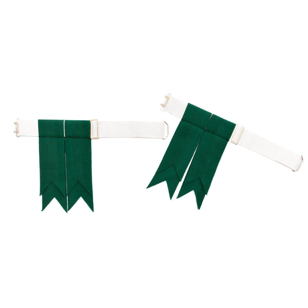 Lochcarron | Garter Flashes - Bottle Green