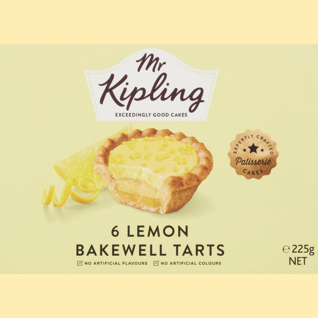 Mr Kipling | Lemon Bakewell Tarts - 6pk