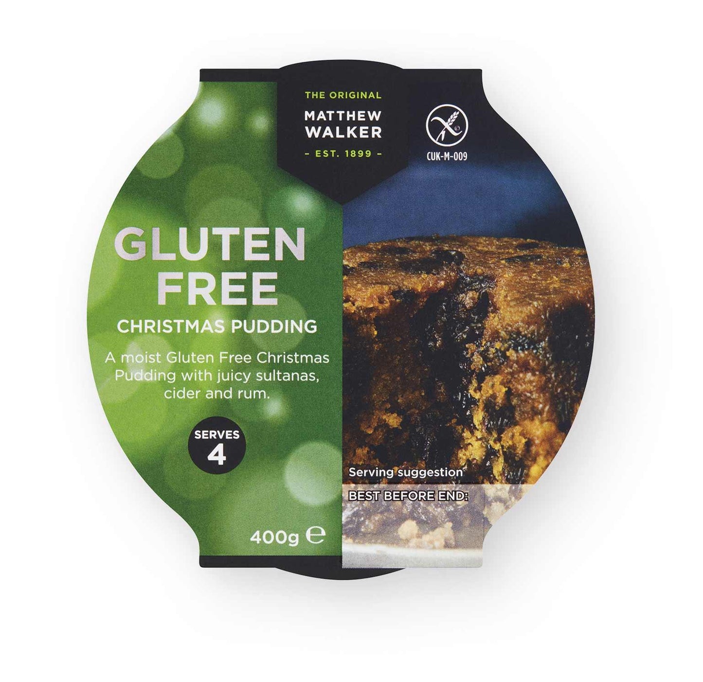 Matthew Walker | Gluten Free Christmas Pudding 400g