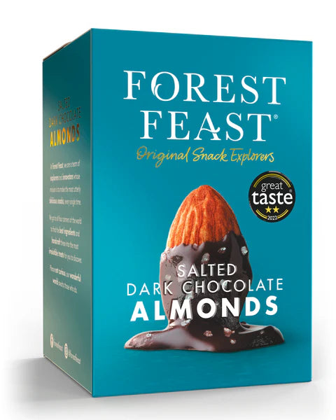 Forest Feast | Salted Dark Chocolate Almonds 140g
