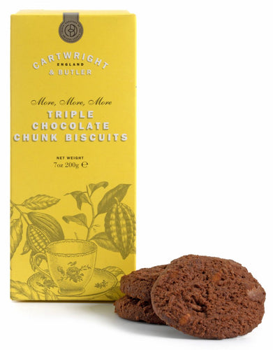 Cartwright & Butler | Triple Chocolate Chunk Biscuits