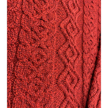 Aran Woollen Mills | Crewneck Sweater with Raglan Sleeve Rua Red