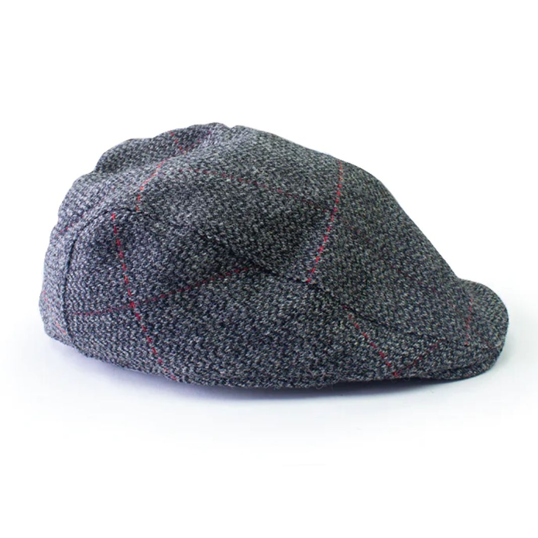 Hanna Hats Donegal Touring Grey Tweed Cap