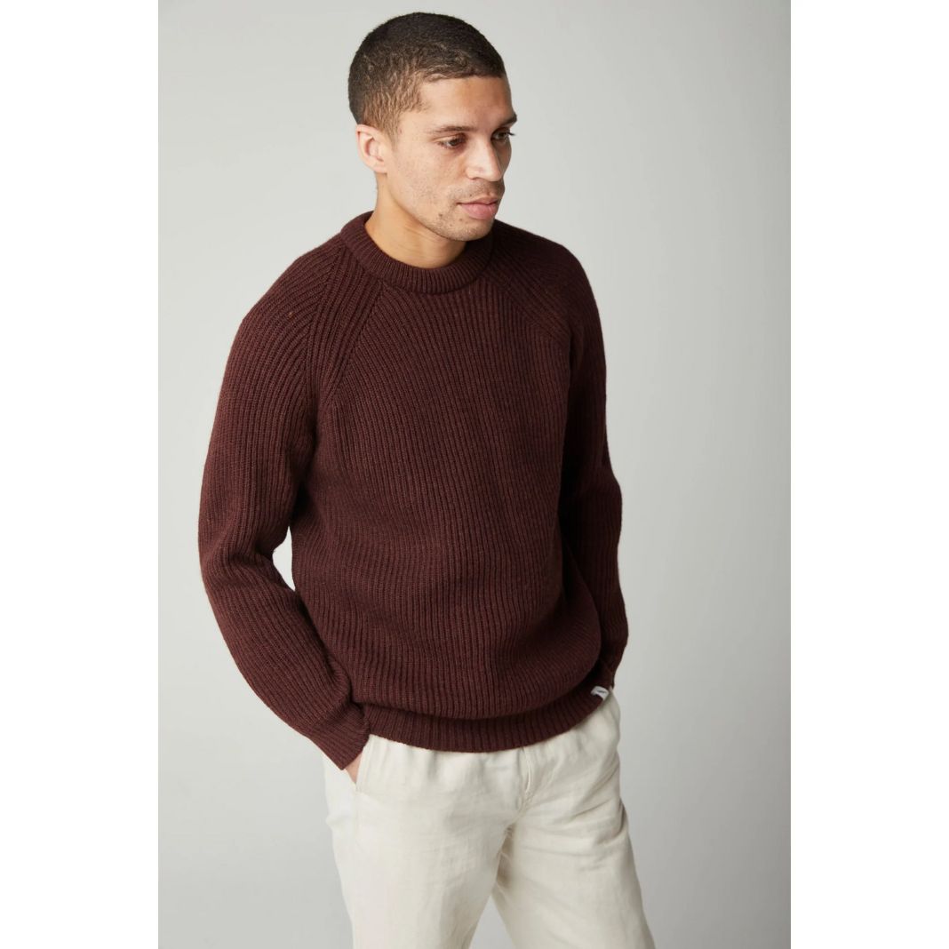 Peregrine | Ford Crewneck Sweater - Shiraz