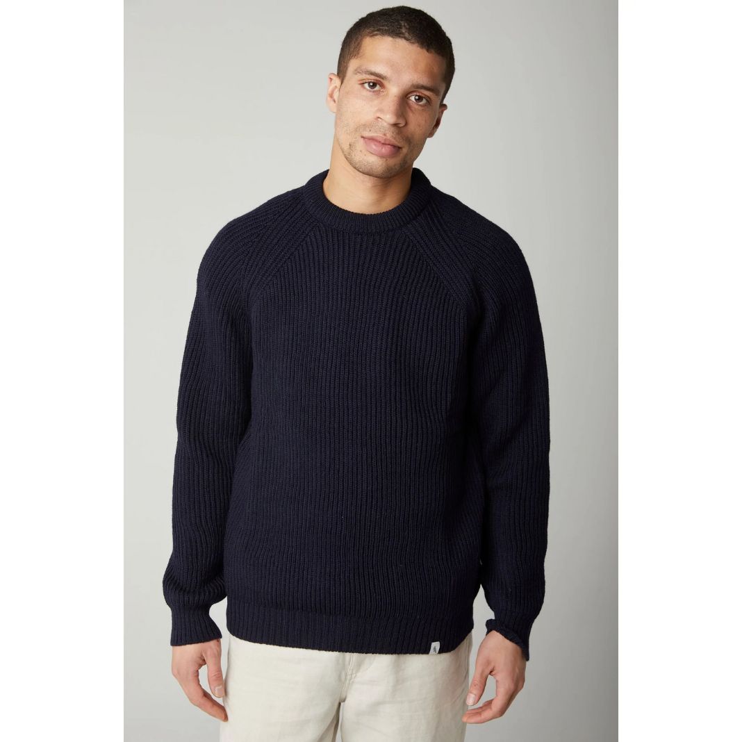 Peregrine | Ford Crewneck Sweater - Navy