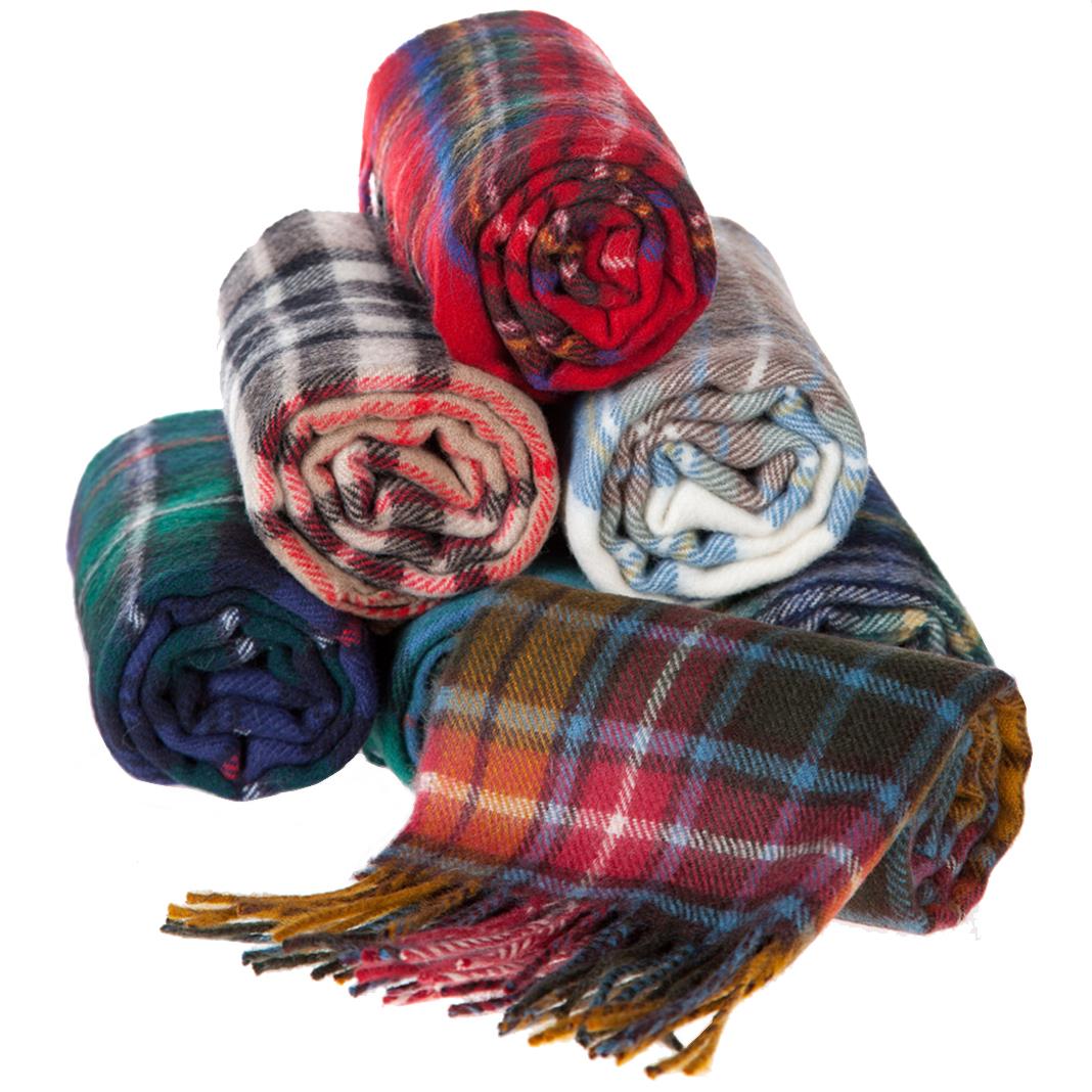 Tartan Lambswool Scarves | The Scottish Company