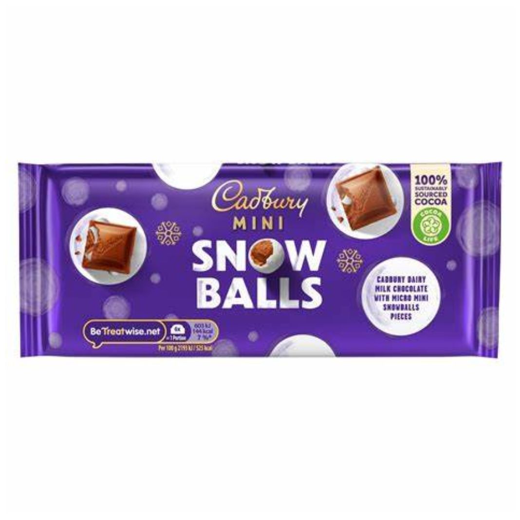 Cadbury | Mini Snowballs Bar 110g