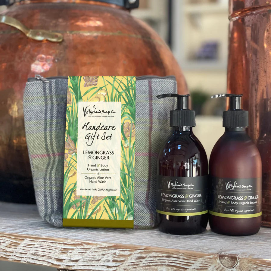 Highland Soap Company | Lemongrass & Ginger Handcare Gift Set