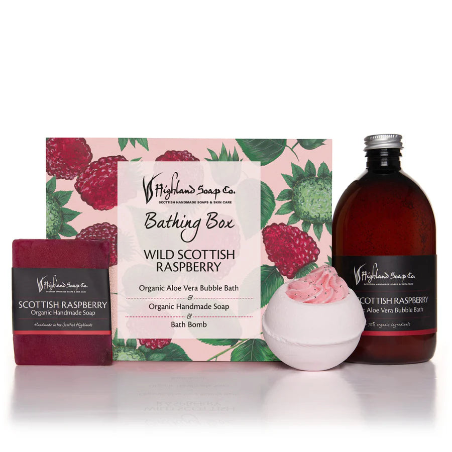 Highland Soap Company | Wild Scottish Raspberry Bathing Box