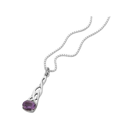 Celtic Art | Islay Celtic Knot Amethyst Pendant