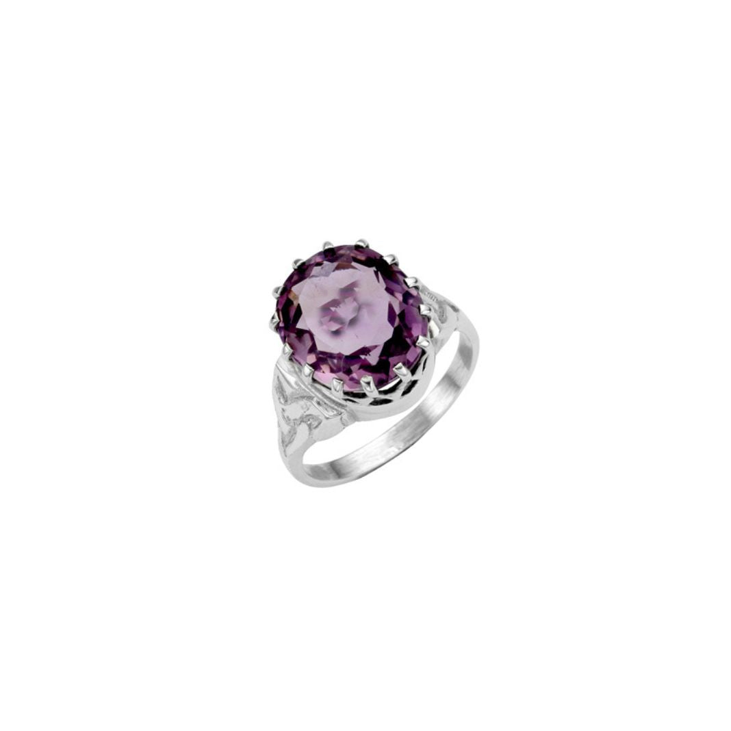 Celtic Art | Cridhe Amethyst Celtic Ring