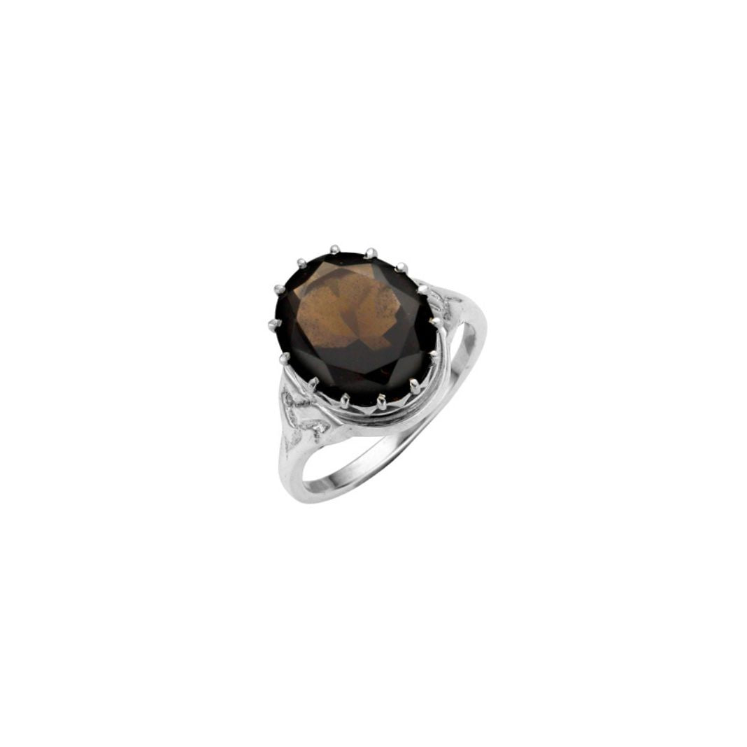 Celtic Art | Cridhe Smoky Quartz Celtic Ring