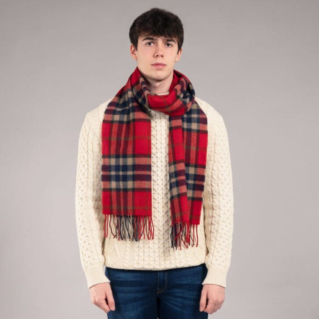 Lochcarron | Darwin Scarf Thomson Red Antrique