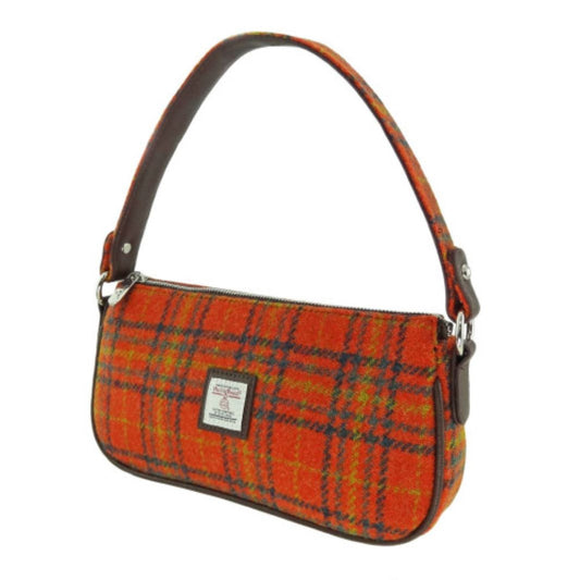 Harris Tweed | Duchray Handbag - Deep Orange Check