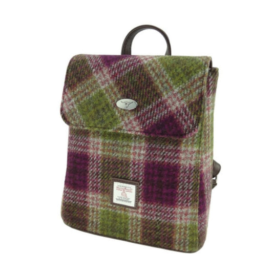 Harris Tweed | Tummel Mini Backpack - Heather Check