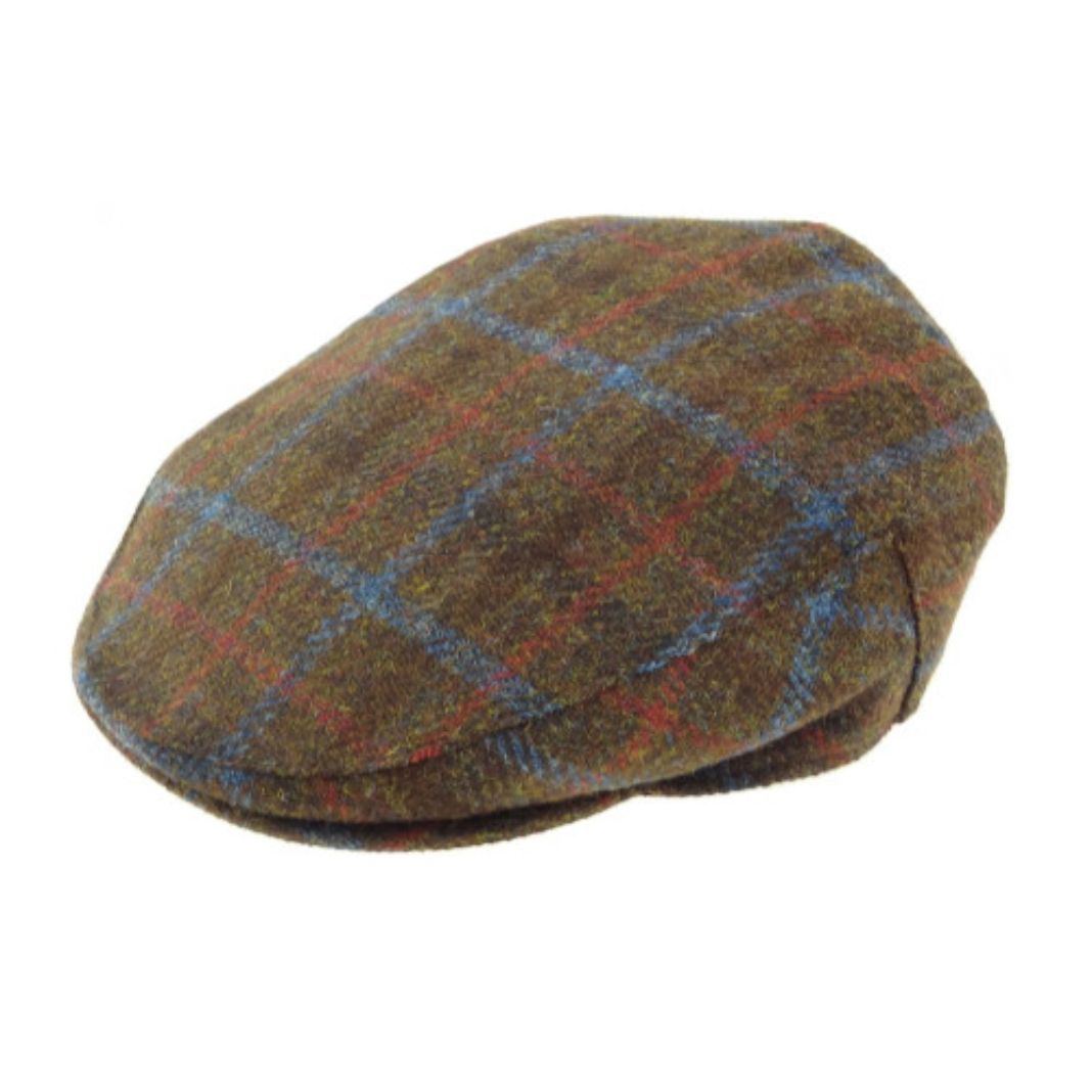 Harris Tweed | County Cap Brown Check