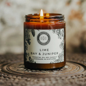 Scott's Apothecary | Lime, Bay & Juniper Candle 180ml