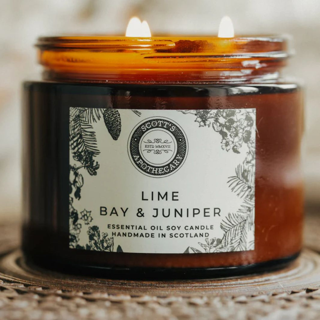 Scott's Apothecary | Lime, Bay & Juniper Candle 500ml