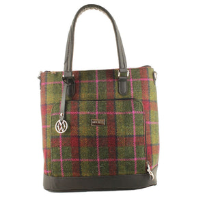 Mucros Weavers | Ciara Handbag - Pink & Green