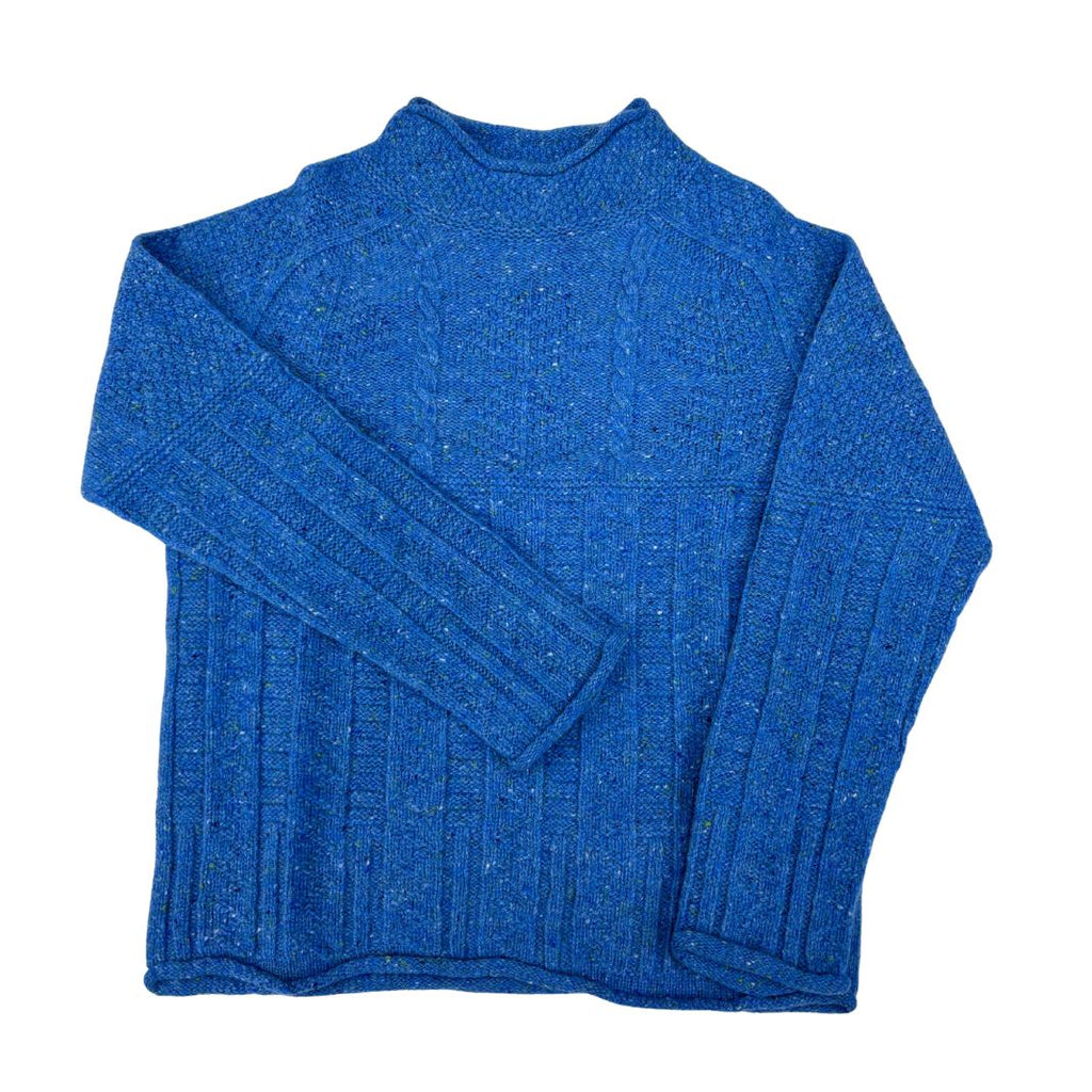 Harley of Scotland | Lambswool Rolled Neck Sweater - Coll – The ...