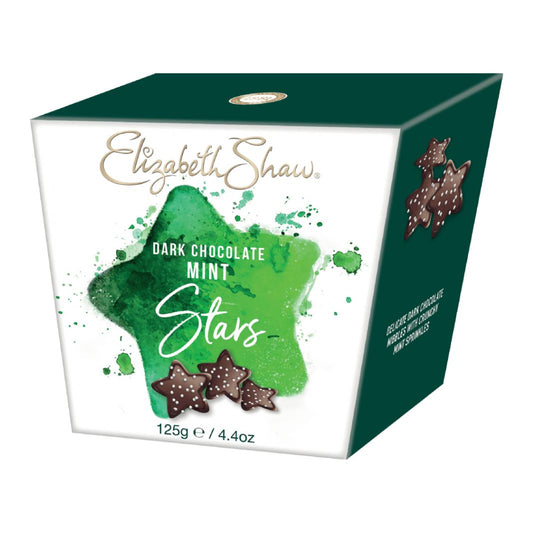 Elizabeth Shaw | Dark Chocolate Mint Stars 125g