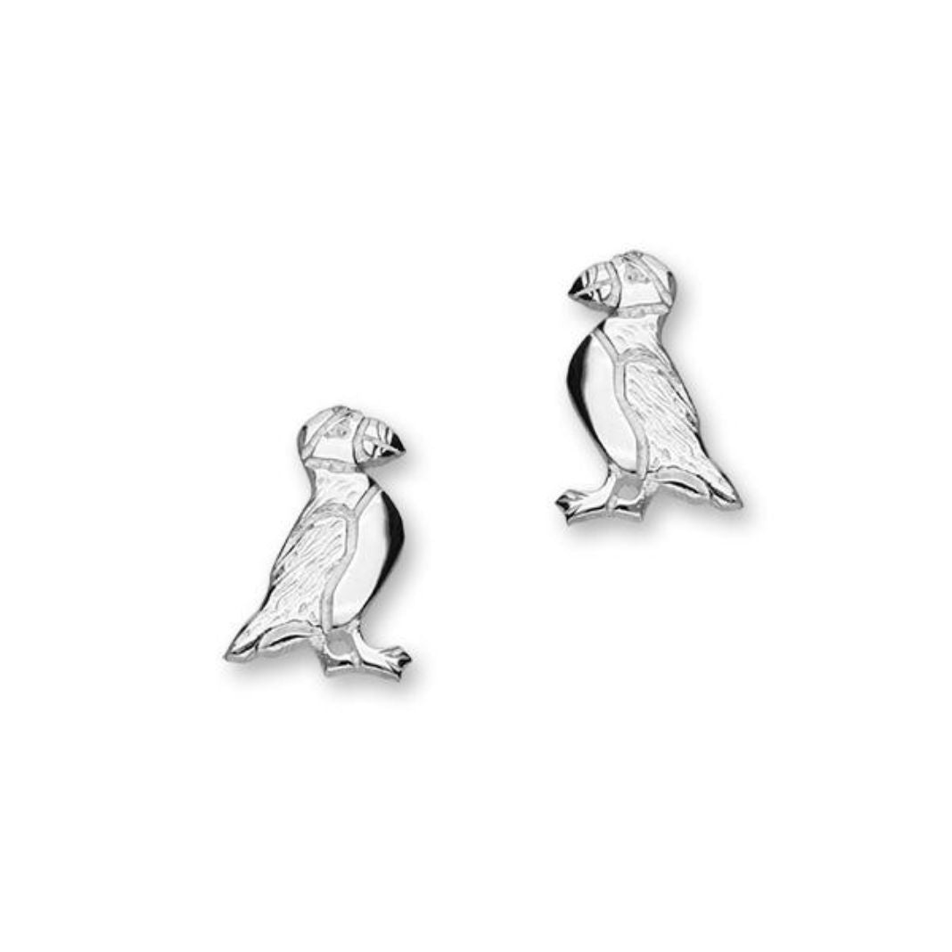 Ortak | Silver Puffin Earrings