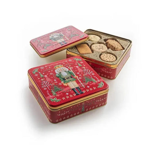 Farmhouse | Assorted Biscuits Nutcracker Tin 400g