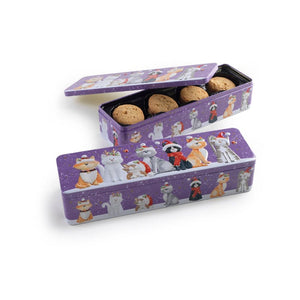 Farmhouse | Stem Ginger Biscuits Cat Tin 225g